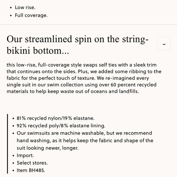 J. Crew Ribbed Trim Hipster Full Coverage Bikini Swim Bottom BH485 NWT - Picture 15 of 16